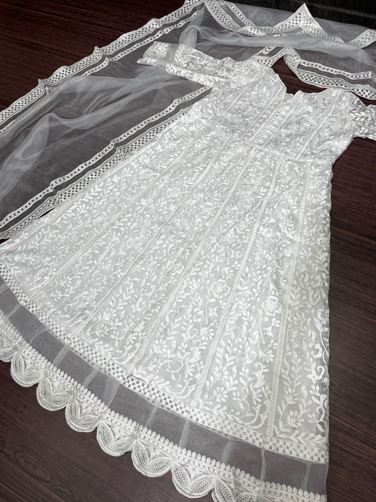 Krishi Heavy Organza Anarkali Kurti With Dupatta Catalog
